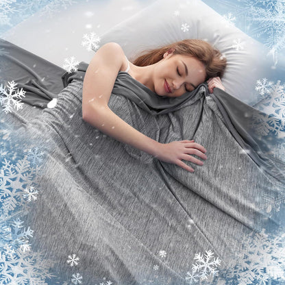Sevaros ChillQuilt™ Cooling Blanket Lightweight Breathable — Summer Cooling Comforter Thin Quilt for Hot Sleepers Machine Washable Twin Queen King