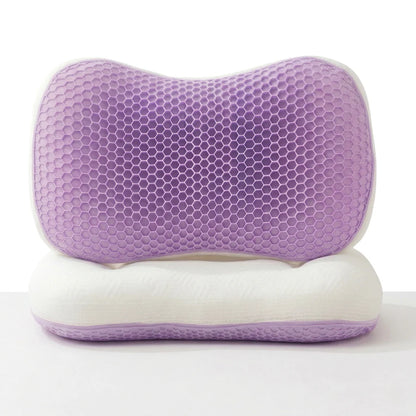 Sevaros GelCerv™ Cooling Gel Cervical Pillow TPE Zero Pressure — Adaptive Neck Support Cool Pillow for Hot Sleepers Side Back Sleeper