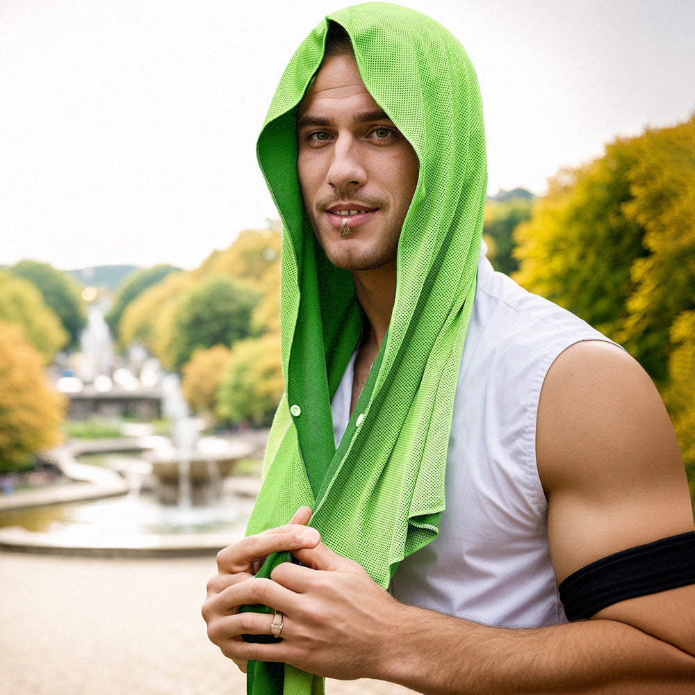 Sevaros ChillWraper™ Cooling Towel – Instant Cooling Sports Towel for Gym, Running, Hiking, Workout, Travel & Summer Heat Relief