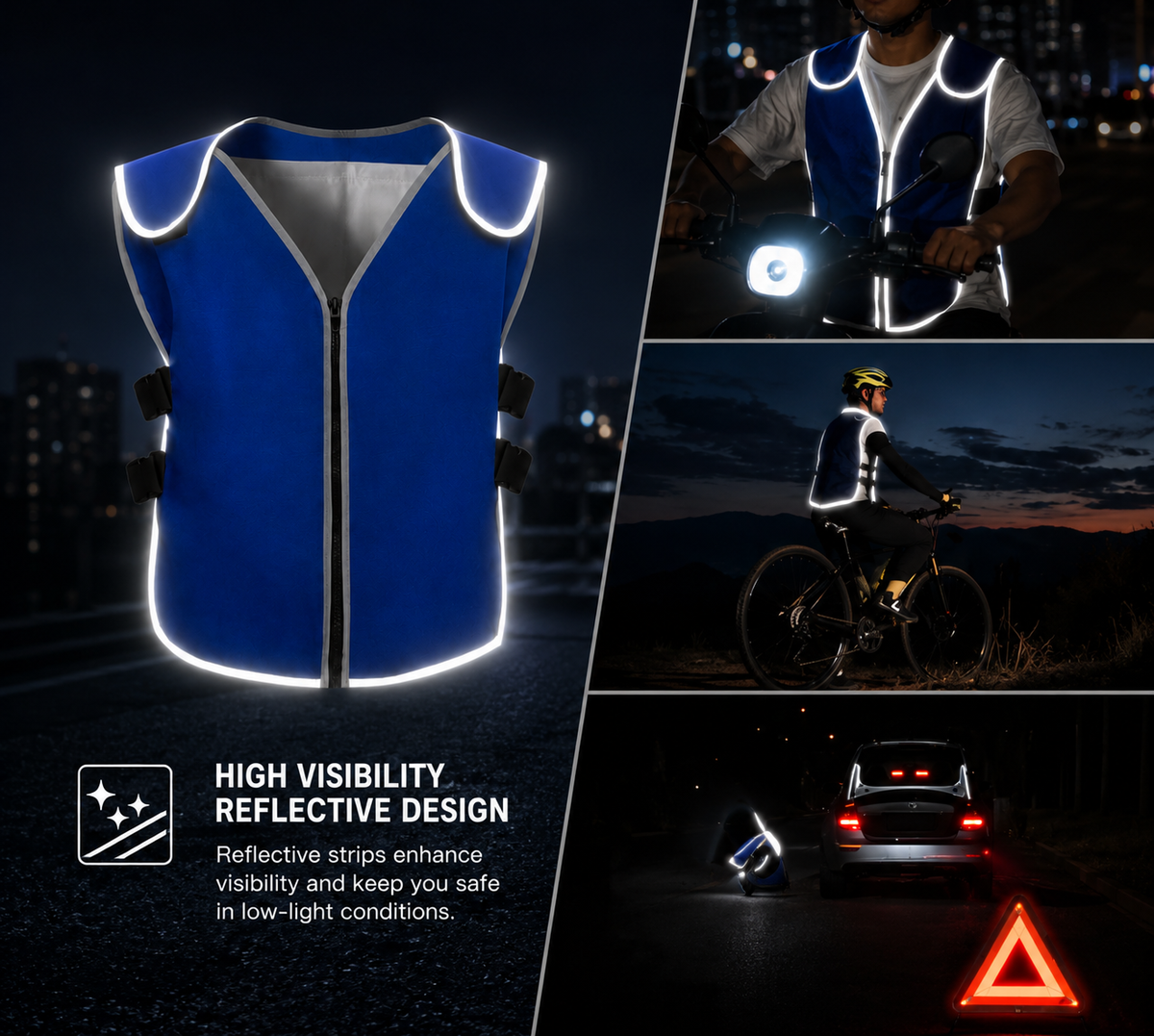 Sevaros ArcticCore™ Cooling Vest with Ice Packs Adjustable — Portable Ice Vest for Outdoor Work Construction Sports Heat Relief Men Women