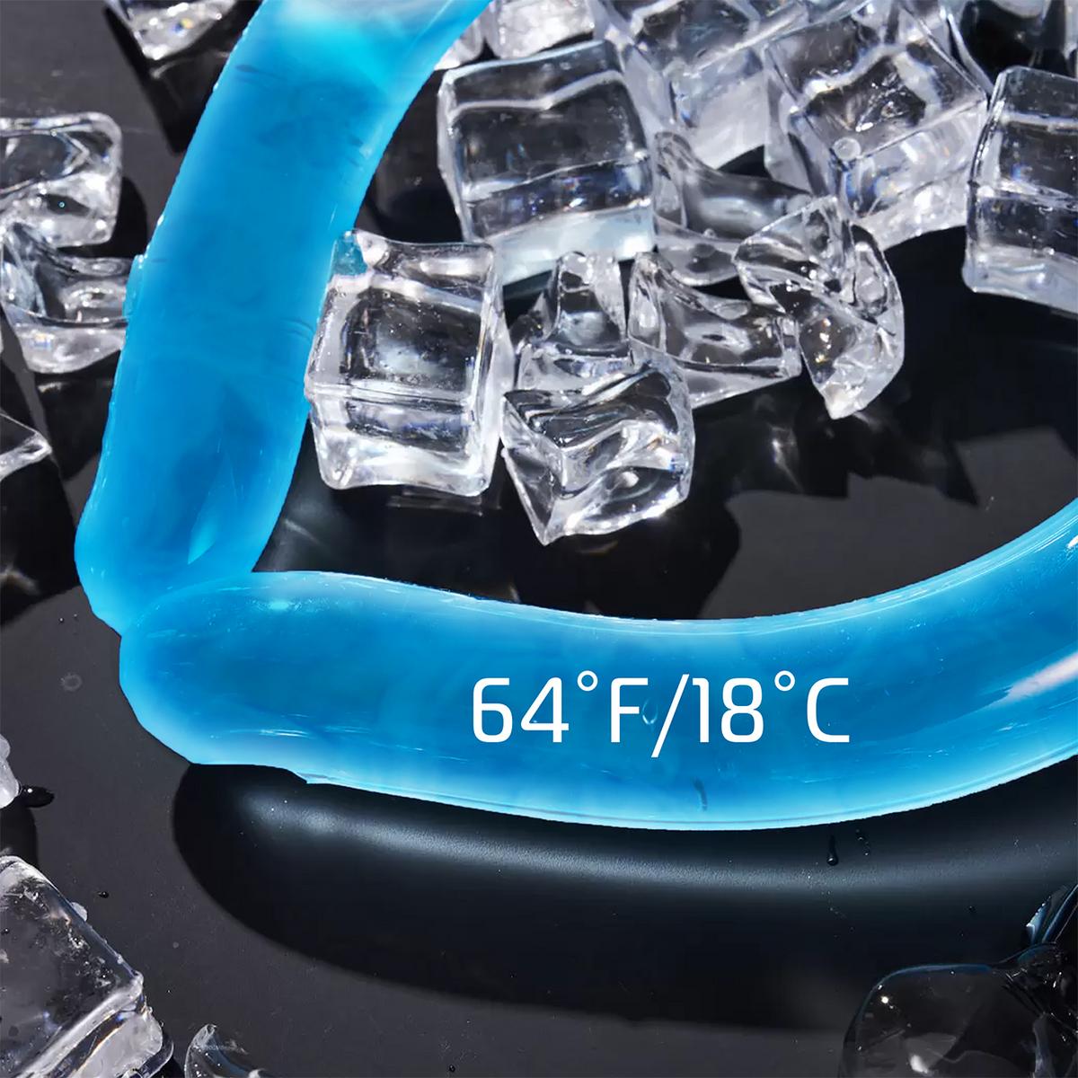 Sevaros FrostLoop™ Neck Fan Phase Change Reusable Ice Wrap No Battery Wearable Cooling Band Outdoor Work Sports Heat Relief Summer