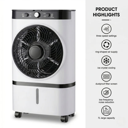 Sevaros AirDome™ Portable Air Cooling Fan USB Rechargeable — Silent Desk Fan Personal Cooler for Home Office Bedroom Travel Summer