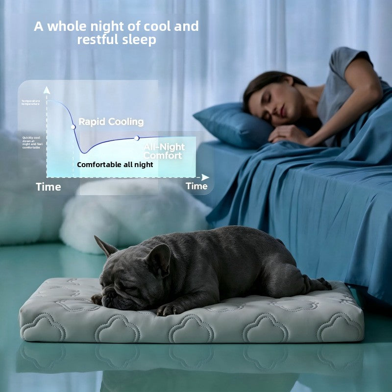 Sevaros ChillPaws™ Dog Cooling Gel Mat Pressure Activated — Self Cooling Pad for Dogs Cats No Electricity Summer Heat Relief