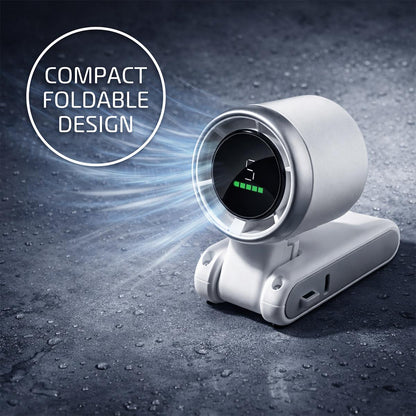 Sevaros AirMini™ Handheld Fan Rechargeable USB Compact — Small Portable Personal Cooling Fan for Travel Outdoor Office Gym Summer