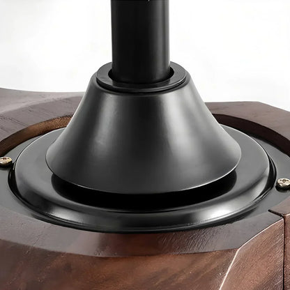 Modern Ceiling Fan with Light, Contemporary Nordic Solid Wood Ceiling Fan, Reversible Motor Bedroom & Living Room Fan Light | Sevaros NordWood