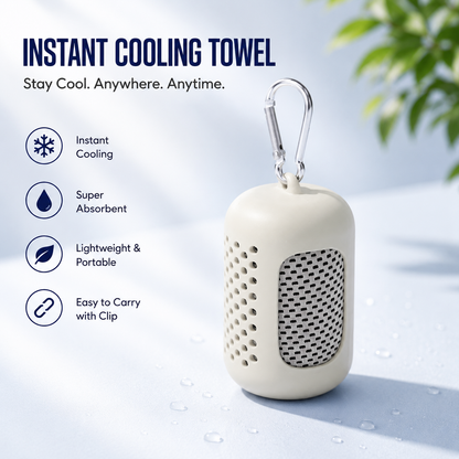 Sevaros ChillWrap™ Cooling Towel Neck Wrap — Instant Cool Towel for Sports Gym Workout Running Yoga Hiking Outdoor Summer Heat Relief