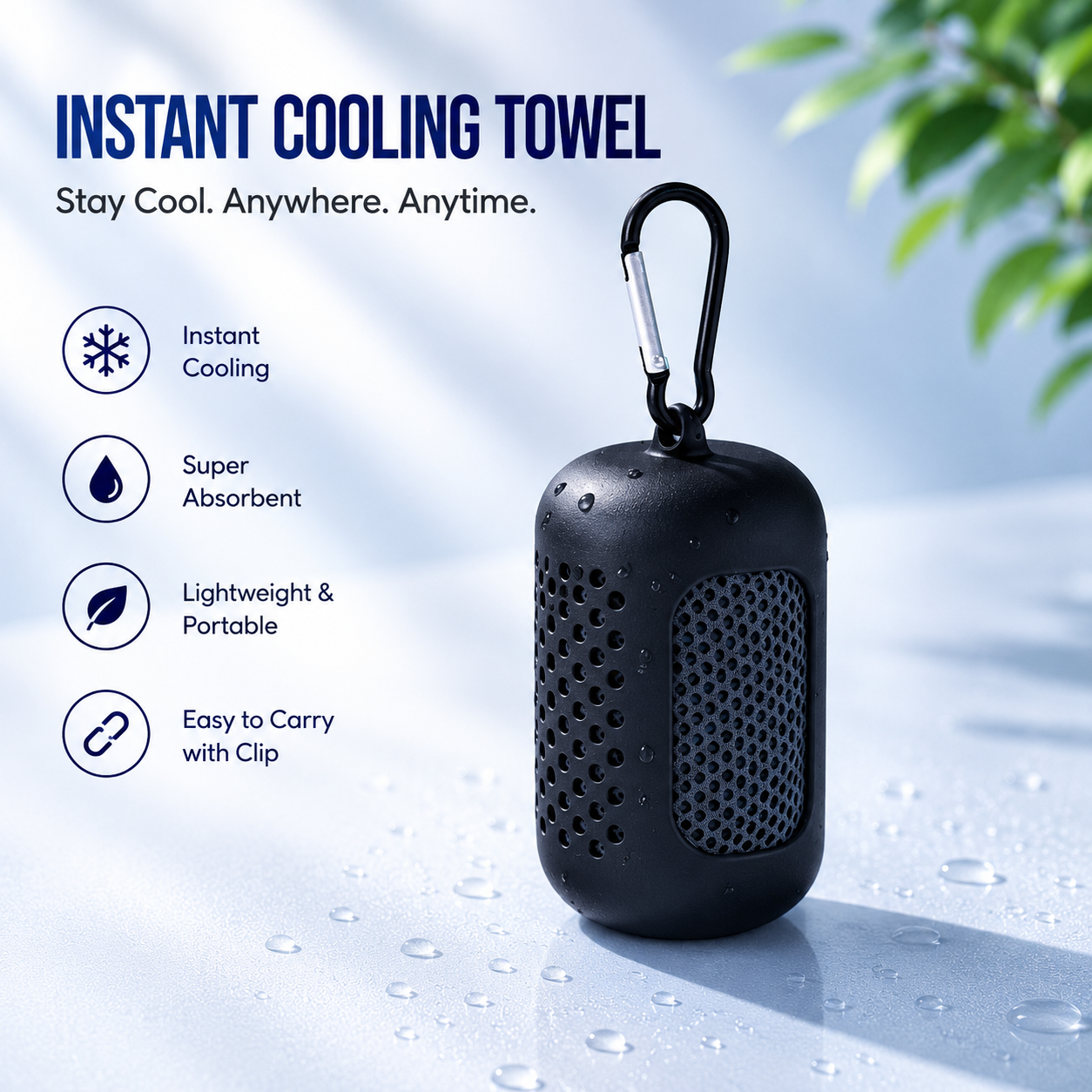 Sevaros ChillWrap™ Cooling Towel Neck Wrap — Instant Cool Towel for Sports Gym Workout Running Yoga Hiking Outdoor Summer Heat Relief