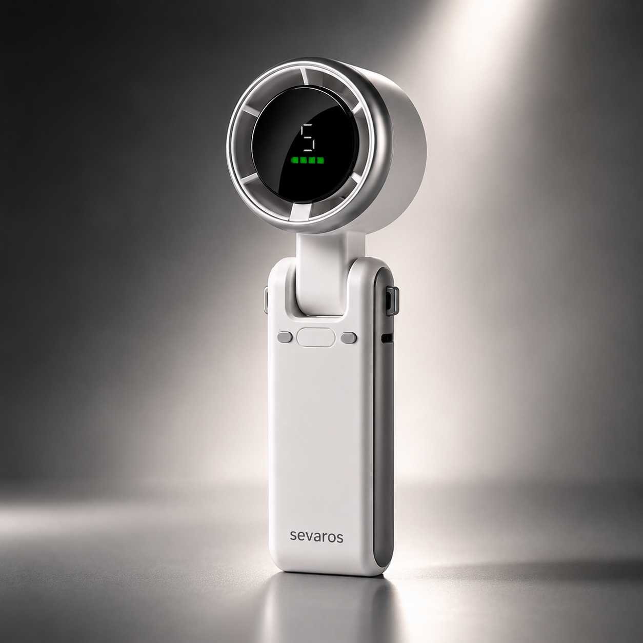 Sevaros AirMini™ Handheld Fan Rechargeable USB Compact — Small Portable Personal Cooling Fan for Travel Outdoor Office Gym Summer