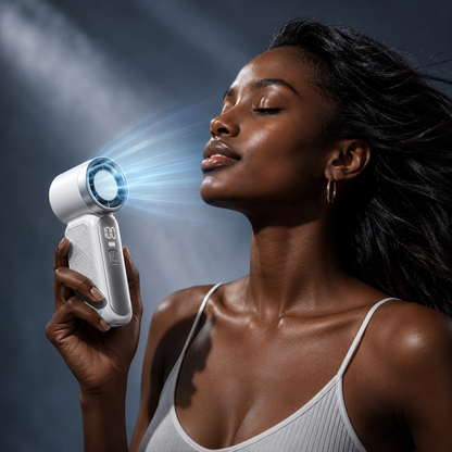 Sevaros PocketBreeze™ Mini Handheld Fan Rechargeable USB-C — Small Portable Personal Cooling Fan for Travel Outdoor pocket fan Summer
