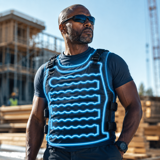 Sevaros PolarCore™ Cooling Ice Vest Adjustable Cooling Vest for Outdoor Heat Relief
