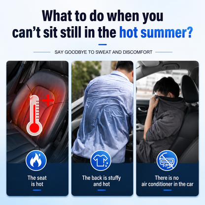 Sevaros CoolSeat™ USB Car Seat Cooling Fan