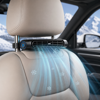 Sevaros ProSeat™ Car Seat Cooling Fan USB 3 Speed — Ventilated Seat Cooler for Car Truck SUV Long Drive Summer Heat Relief