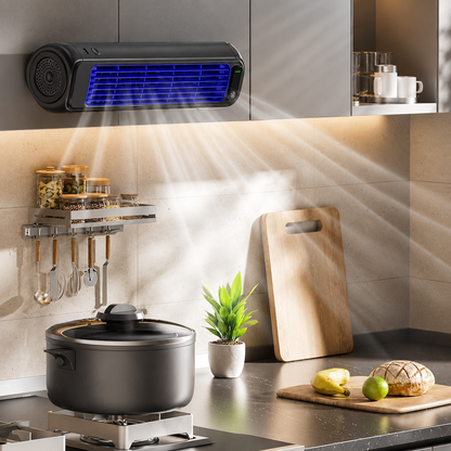 Sevaros MistDesk Pro™ Spray Misting Desk Fan with Night Light — Ultra Quiet USB Humidifier Cooling Fan for Home Office Bedroom