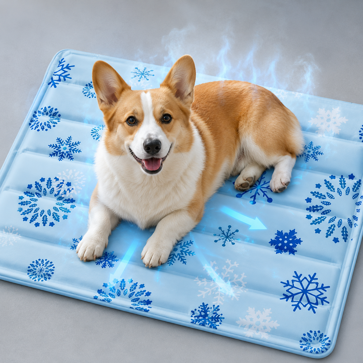 Sevaros ChillPaws Gel Pro™ Pet Cooling Mat Gel Infused — Self Cooling Pad for Dogs Cats No Electricity Indoor Outdoor Summer