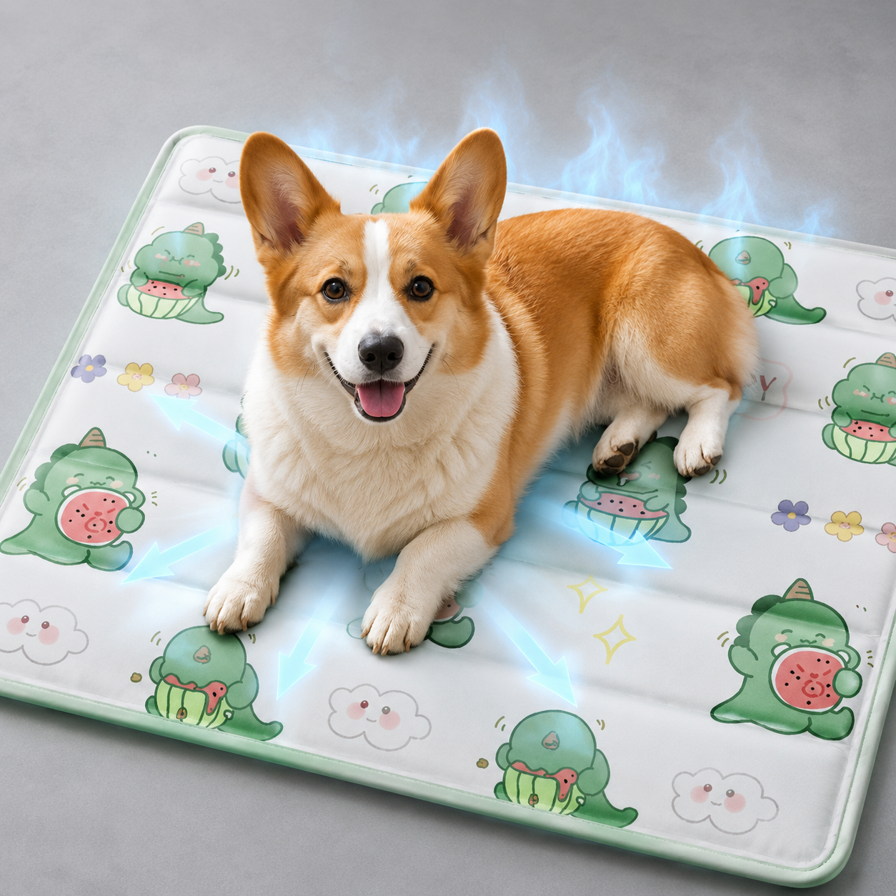Sevaros ChillPaws Gel Pro™ Pet Cooling Mat Gel Infused — Self Cooling Pad for Dogs Cats No Electricity Indoor Outdoor Summer
