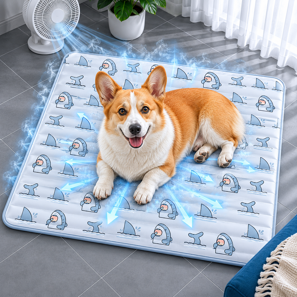 Sevaros ChillPaws Gel Pro™ Pet Cooling Mat Gel Infused — Self Cooling Pad for Dogs Cats No Electricity Indoor Outdoor Summer