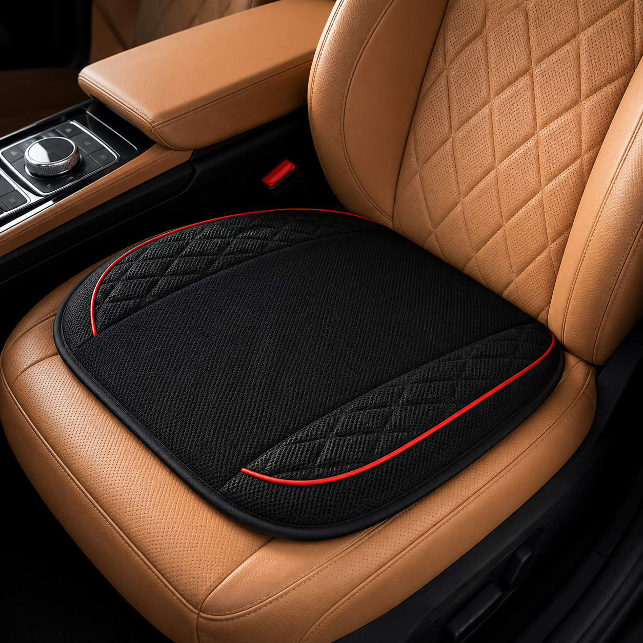 Sevaros AirDrive™ Car Seat Cooling Cushion 10 Fan Ventilated — Breathable Seat Pad for Car Truck Summer Driving Heat Relief