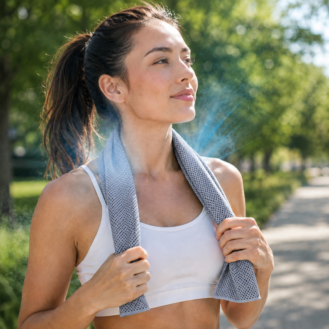 Sevaros ChillWrap™ Cooling Towel Neck Wrap — Instant Cool Towel for Sports Gym Workout Running Yoga Hiking Outdoor Summer Heat Relief
