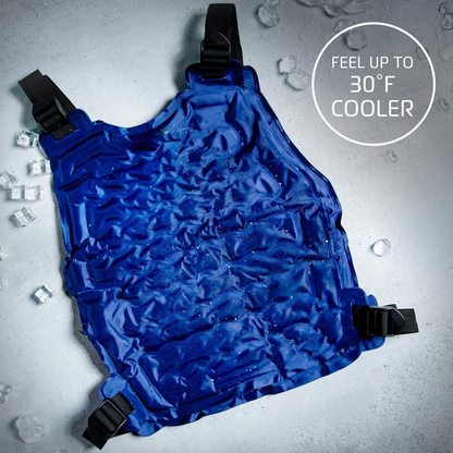Sevaros PolarCore™ Cooling Ice Vest Adjustable Cooling Vest for Outdoor Heat Relief