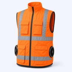 Sevaros AirFlow Vest™ Cooling Vest – Rechargeable Fan Powered Cooling Vest for Outdoor Work, Construction, Travel & Summer Heat