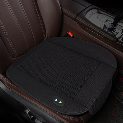 Sevaros VentSeat™ Car Seat Cooling Cushion with USB Fans — Ventilated Breathable Seat Pad for Car Truck Summer Driving Heat Relief