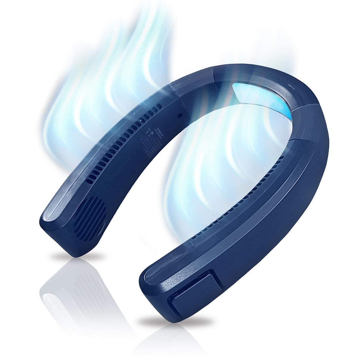 Sevaros AeroChill Neck Fan Rechargeable Wearable Air Conditioner Bladeless Portable Personal Cooling Fan Outdoor Travel Office Summer